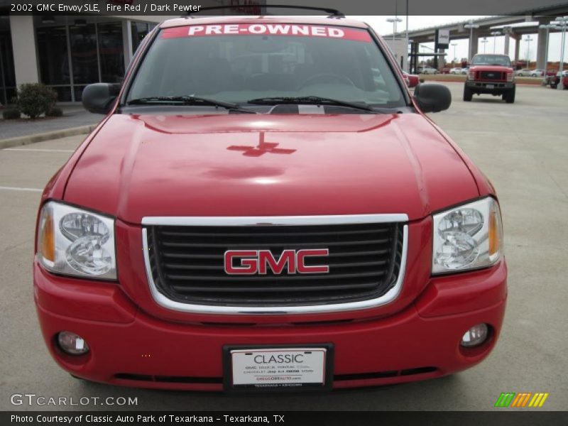 Fire Red / Dark Pewter 2002 GMC Envoy SLE