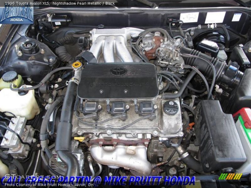 Nightshadow Pearl Metallic / Black 1996 Toyota Avalon XLS