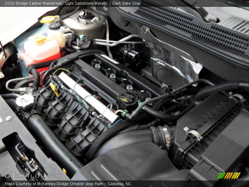 Light Sandstone Metallic / Dark Slate Gray 2010 Dodge Caliber Mainstreet