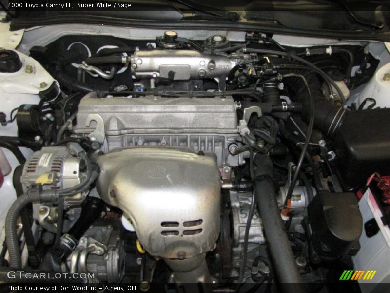 Super White / Sage 2000 Toyota Camry LE