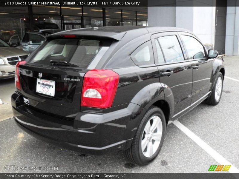 Brilliant Black Crystal Pearl / Dark Slate Gray 2010 Dodge Caliber Mainstreet