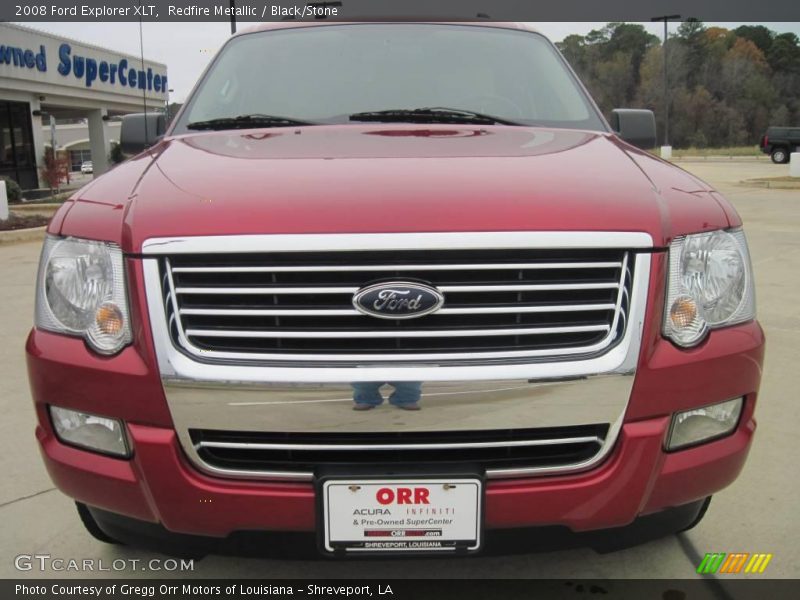 Redfire Metallic / Black/Stone 2008 Ford Explorer XLT