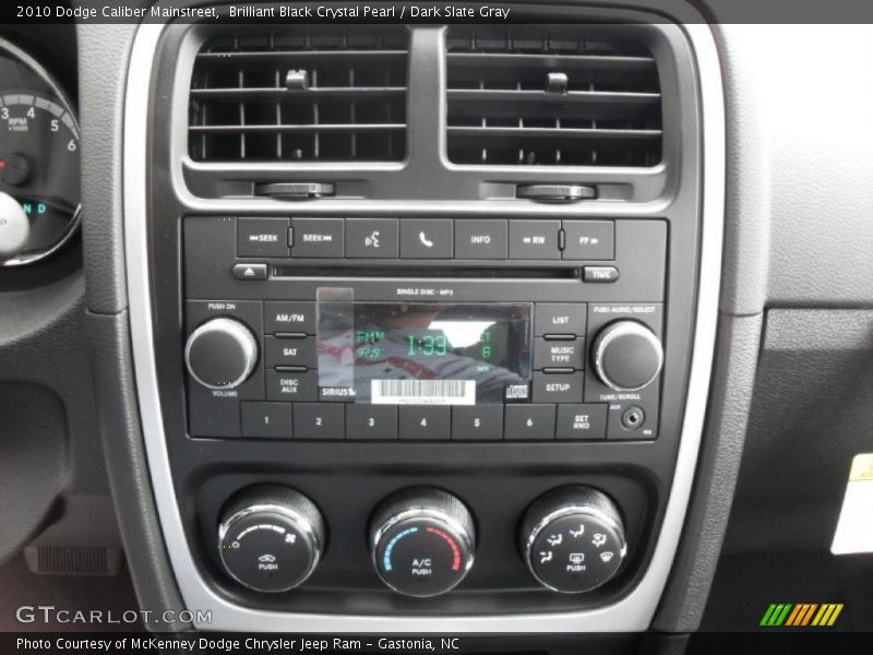 Brilliant Black Crystal Pearl / Dark Slate Gray 2010 Dodge Caliber Mainstreet