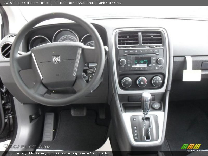 Brilliant Black Crystal Pearl / Dark Slate Gray 2010 Dodge Caliber Mainstreet