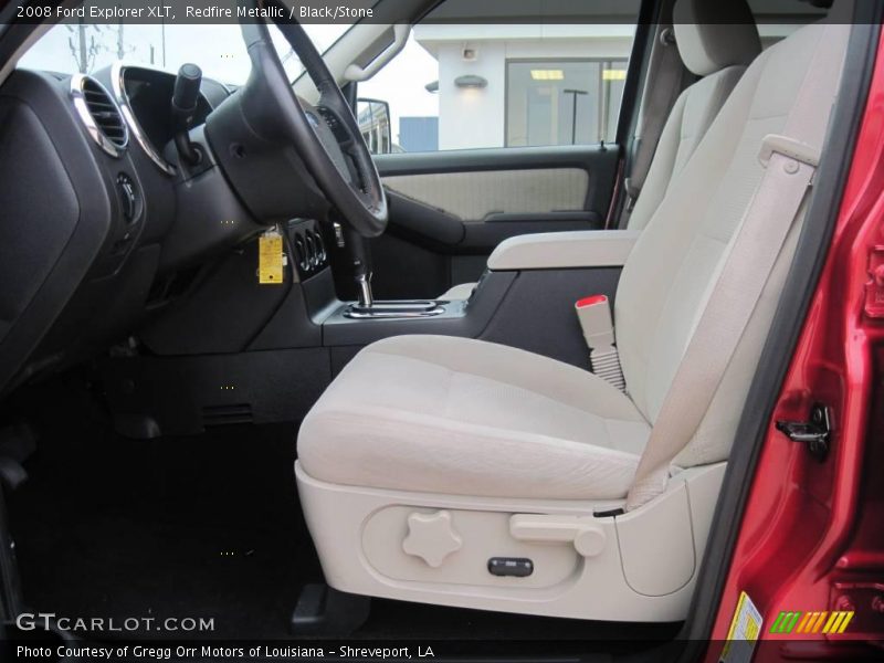 Redfire Metallic / Black/Stone 2008 Ford Explorer XLT