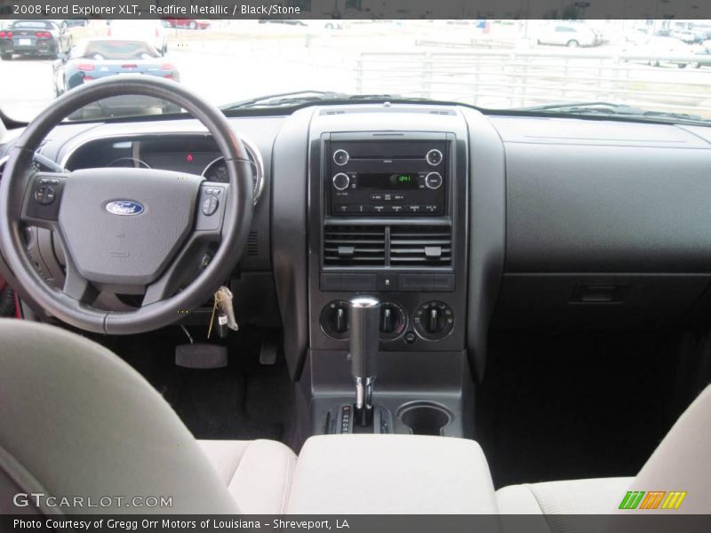 Redfire Metallic / Black/Stone 2008 Ford Explorer XLT