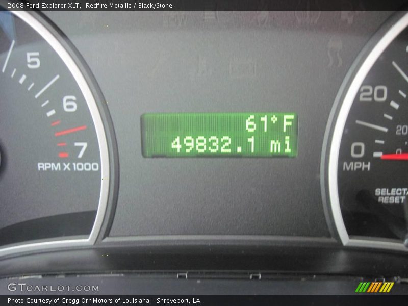 Redfire Metallic / Black/Stone 2008 Ford Explorer XLT