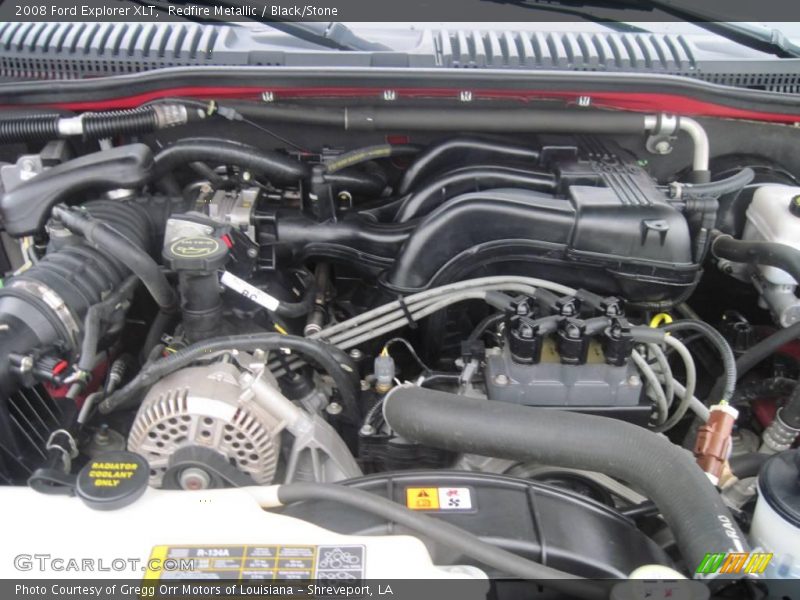 Redfire Metallic / Black/Stone 2008 Ford Explorer XLT
