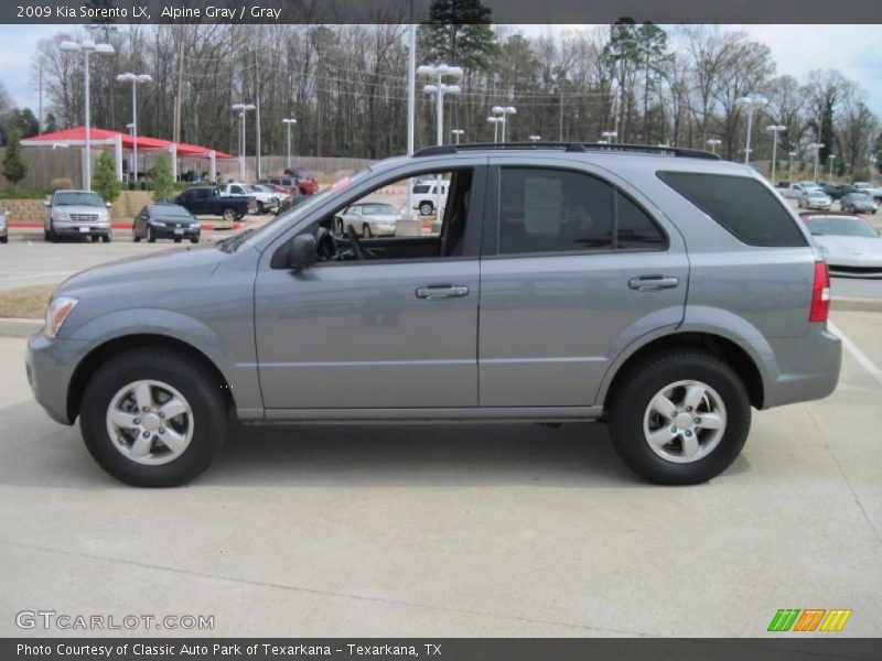 Alpine Gray / Gray 2009 Kia Sorento LX