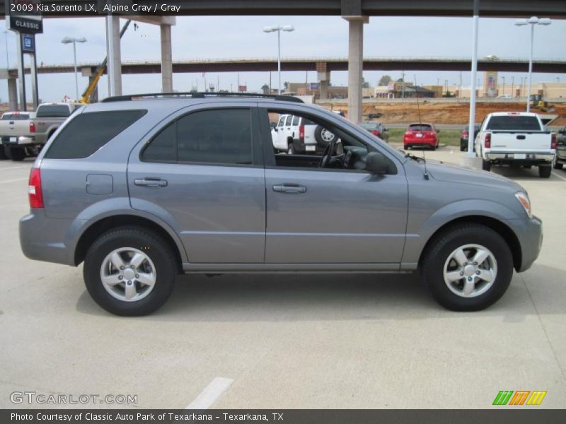 Alpine Gray / Gray 2009 Kia Sorento LX