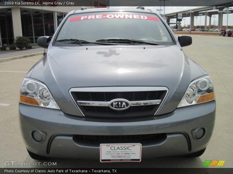 Alpine Gray / Gray 2009 Kia Sorento LX