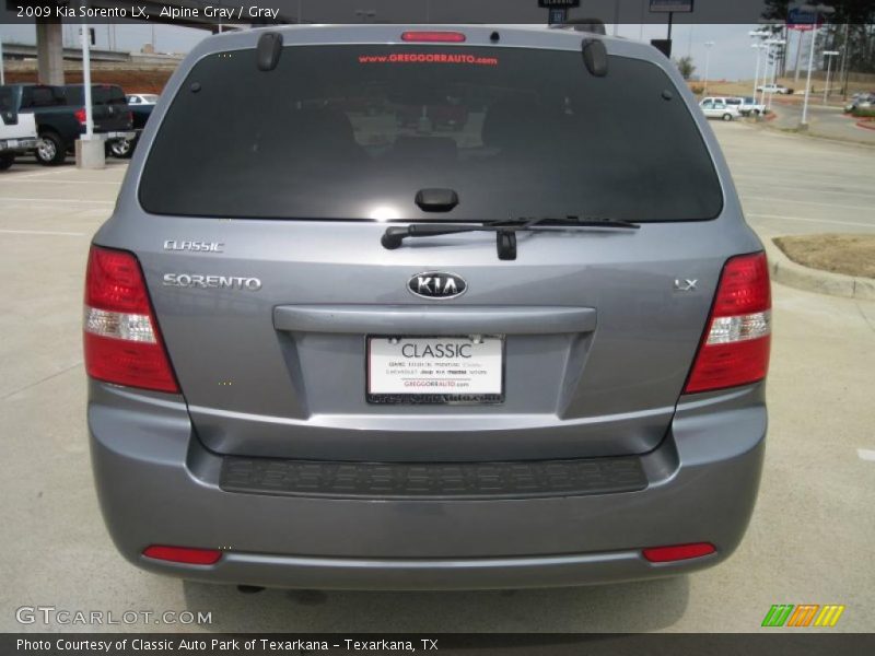 Alpine Gray / Gray 2009 Kia Sorento LX