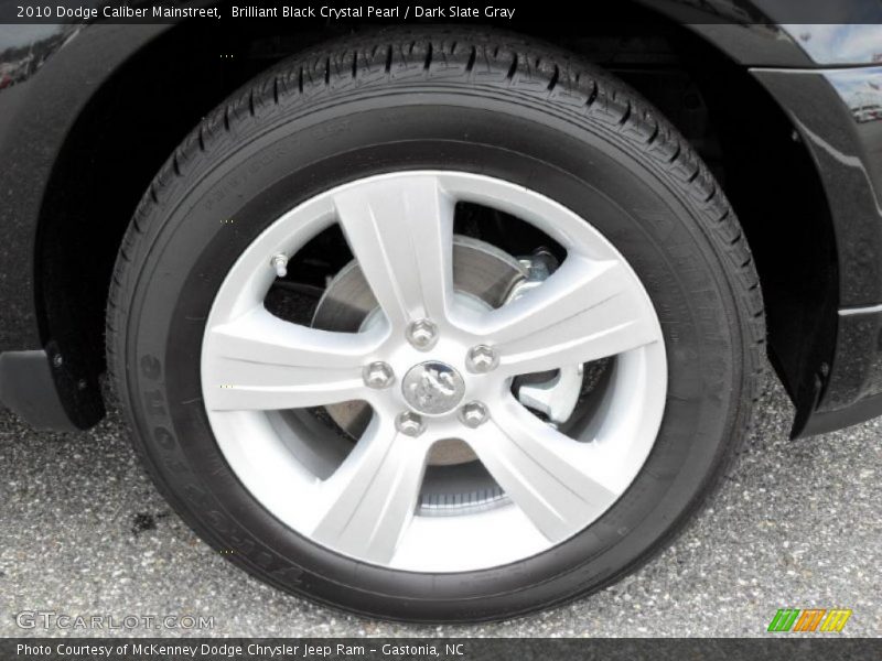 Brilliant Black Crystal Pearl / Dark Slate Gray 2010 Dodge Caliber Mainstreet
