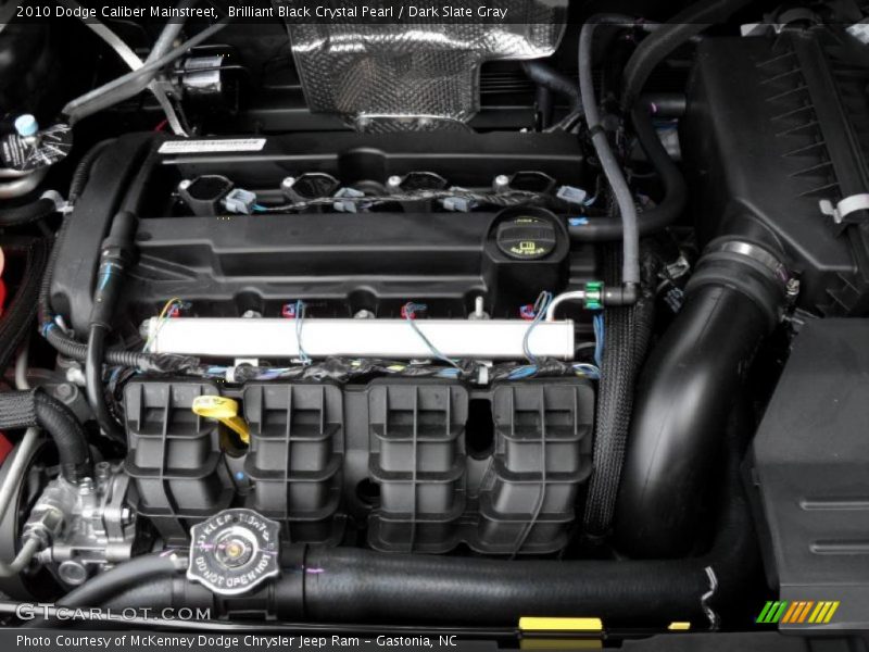 Brilliant Black Crystal Pearl / Dark Slate Gray 2010 Dodge Caliber Mainstreet