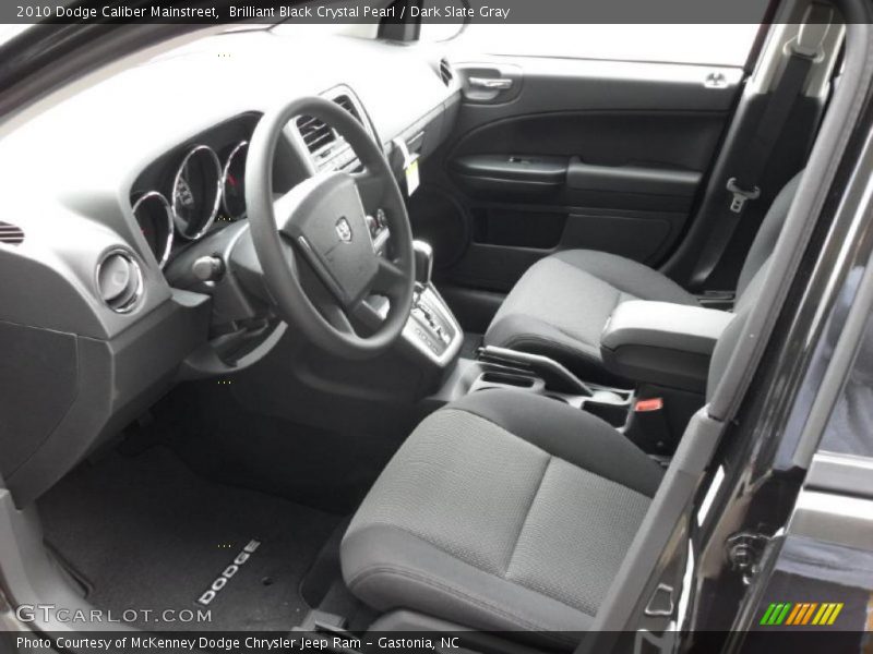 Brilliant Black Crystal Pearl / Dark Slate Gray 2010 Dodge Caliber Mainstreet