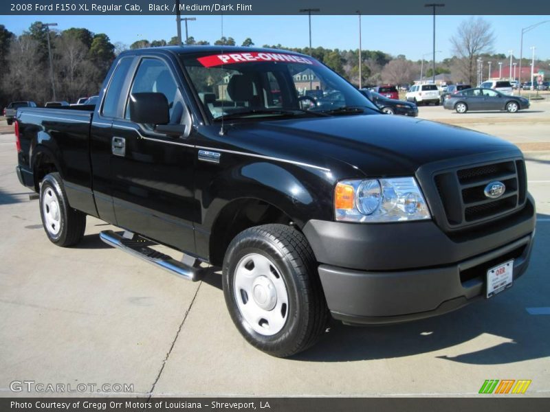 Black / Medium/Dark Flint 2008 Ford F150 XL Regular Cab