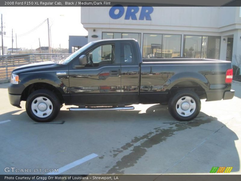 Black / Medium/Dark Flint 2008 Ford F150 XL Regular Cab