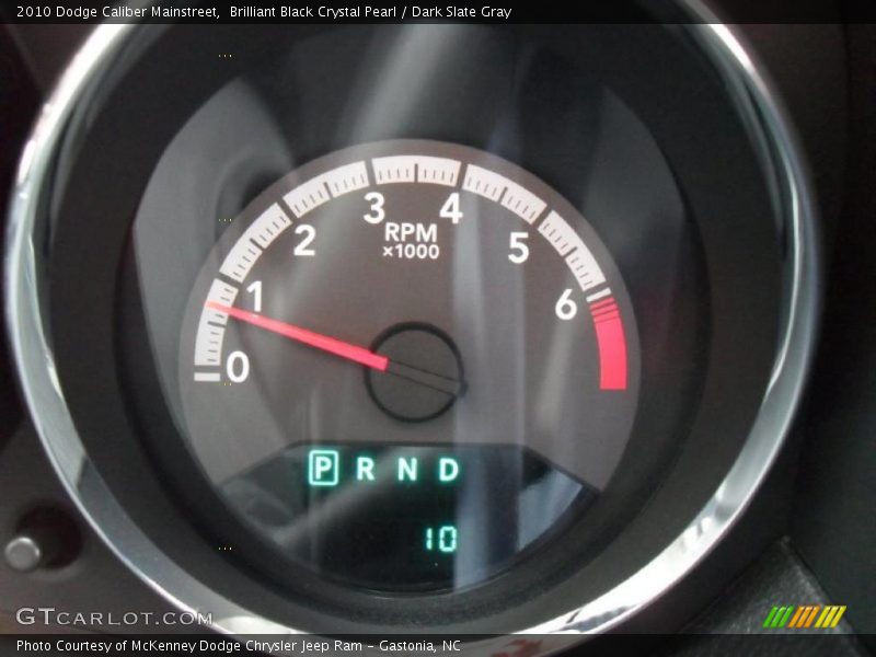 Brilliant Black Crystal Pearl / Dark Slate Gray 2010 Dodge Caliber Mainstreet