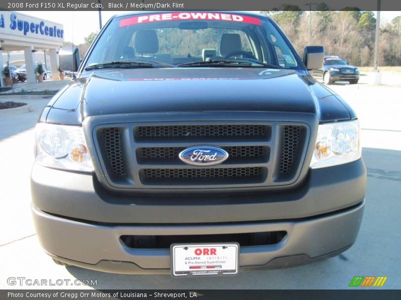 Black / Medium/Dark Flint 2008 Ford F150 XL Regular Cab