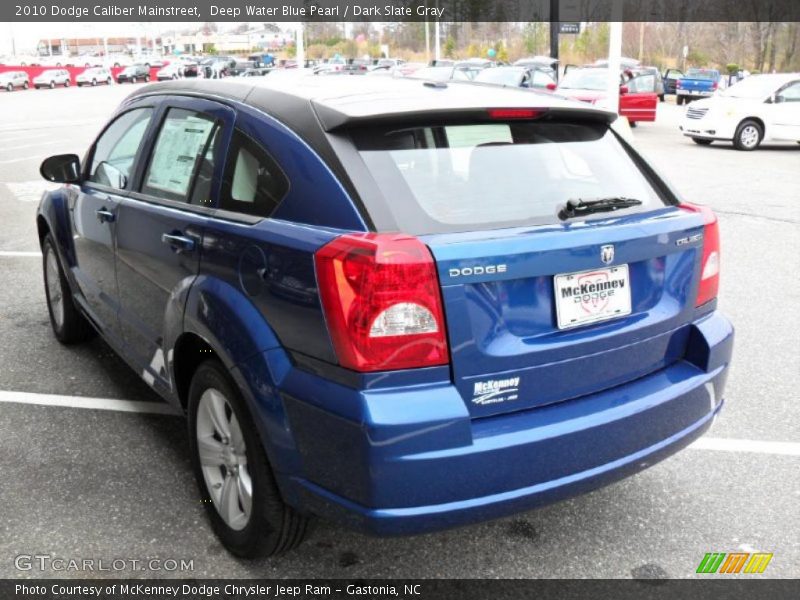 Deep Water Blue Pearl / Dark Slate Gray 2010 Dodge Caliber Mainstreet