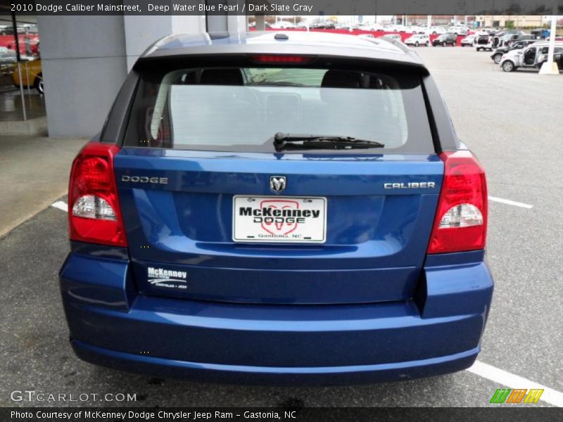 Deep Water Blue Pearl / Dark Slate Gray 2010 Dodge Caliber Mainstreet