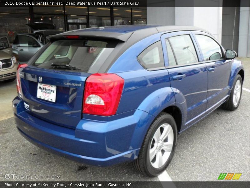 Deep Water Blue Pearl / Dark Slate Gray 2010 Dodge Caliber Mainstreet