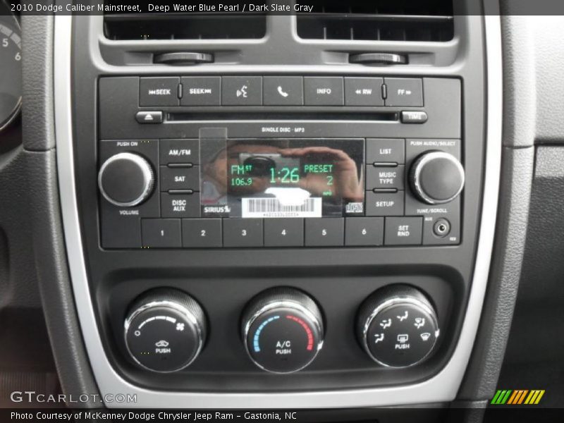 Deep Water Blue Pearl / Dark Slate Gray 2010 Dodge Caliber Mainstreet