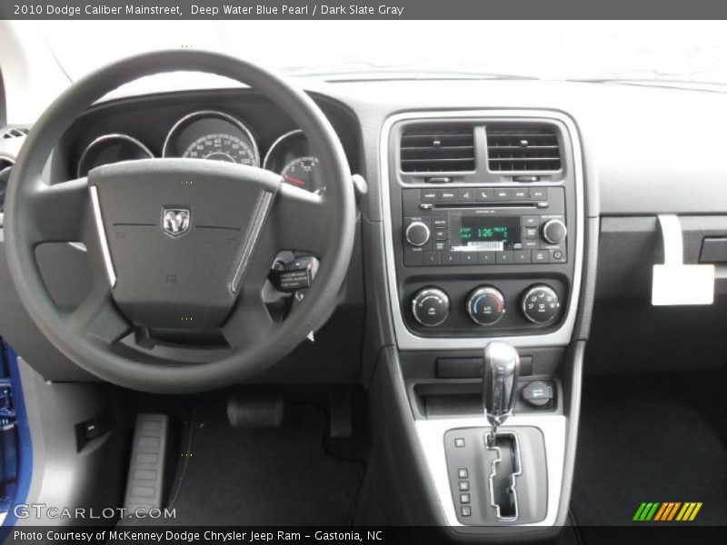 Deep Water Blue Pearl / Dark Slate Gray 2010 Dodge Caliber Mainstreet