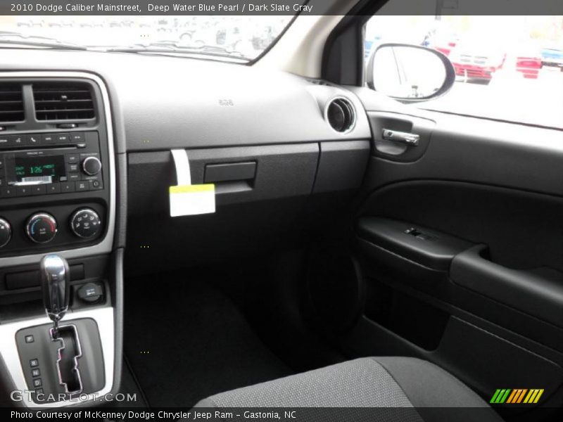 Deep Water Blue Pearl / Dark Slate Gray 2010 Dodge Caliber Mainstreet