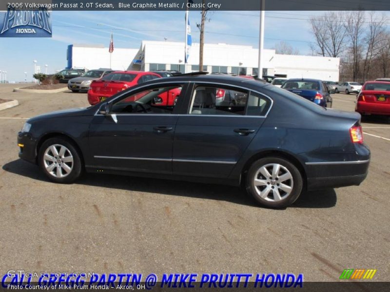 Blue Graphite Metallic / Classic Grey 2006 Volkswagen Passat 2.0T Sedan