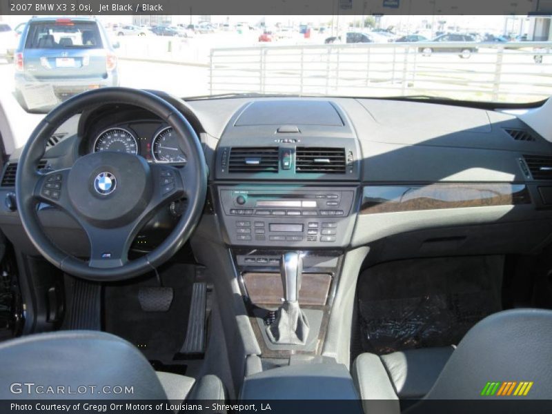 Jet Black / Black 2007 BMW X3 3.0si