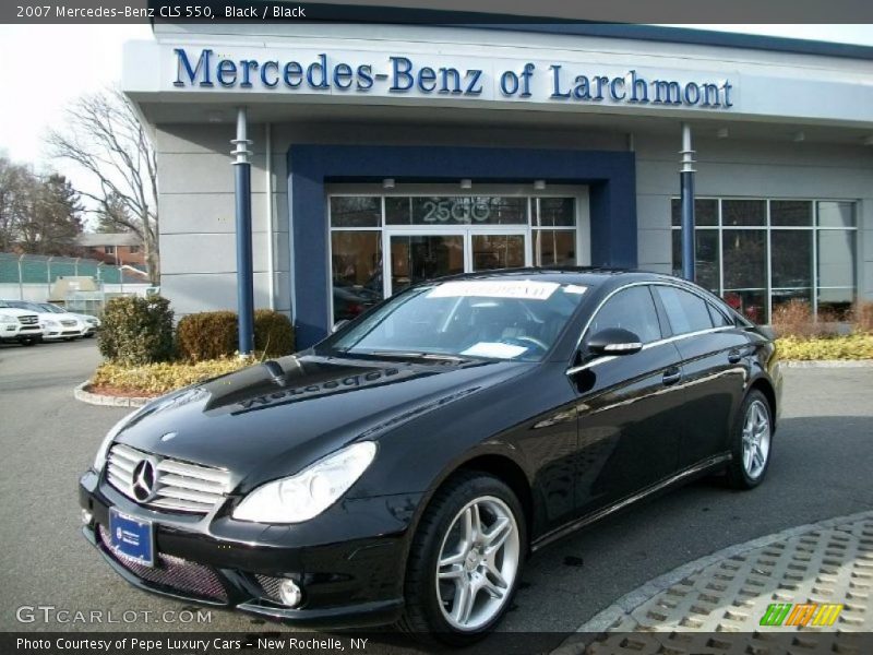 Black / Black 2007 Mercedes-Benz CLS 550