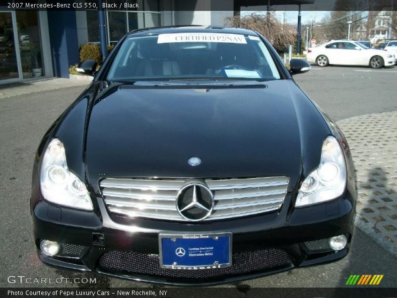 Black / Black 2007 Mercedes-Benz CLS 550