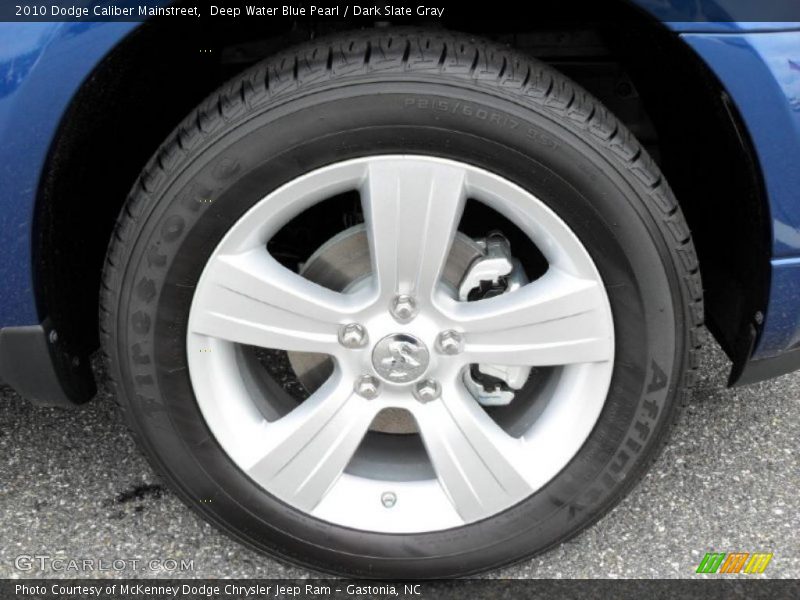 Deep Water Blue Pearl / Dark Slate Gray 2010 Dodge Caliber Mainstreet