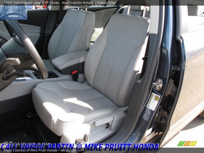 Blue Graphite Metallic / Classic Grey 2006 Volkswagen Passat 2.0T Sedan