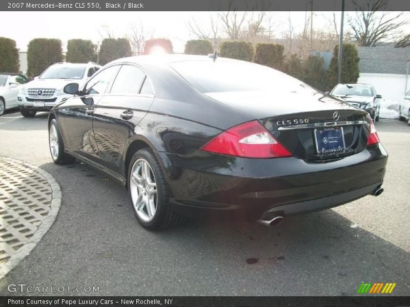 Black / Black 2007 Mercedes-Benz CLS 550