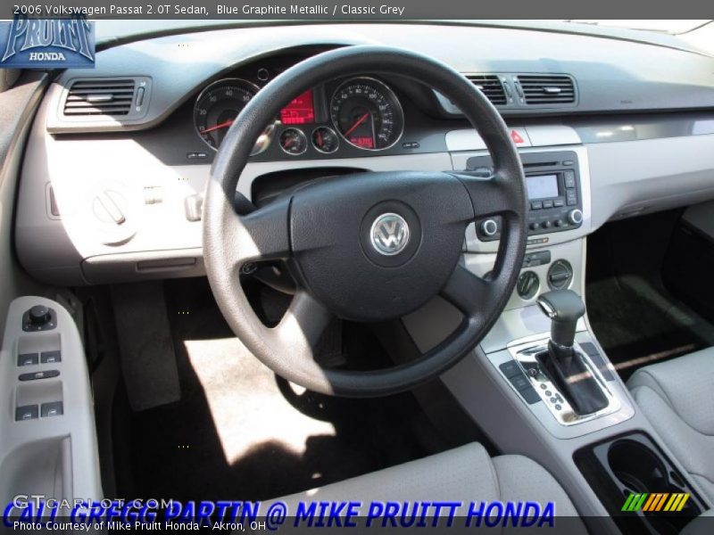 Blue Graphite Metallic / Classic Grey 2006 Volkswagen Passat 2.0T Sedan
