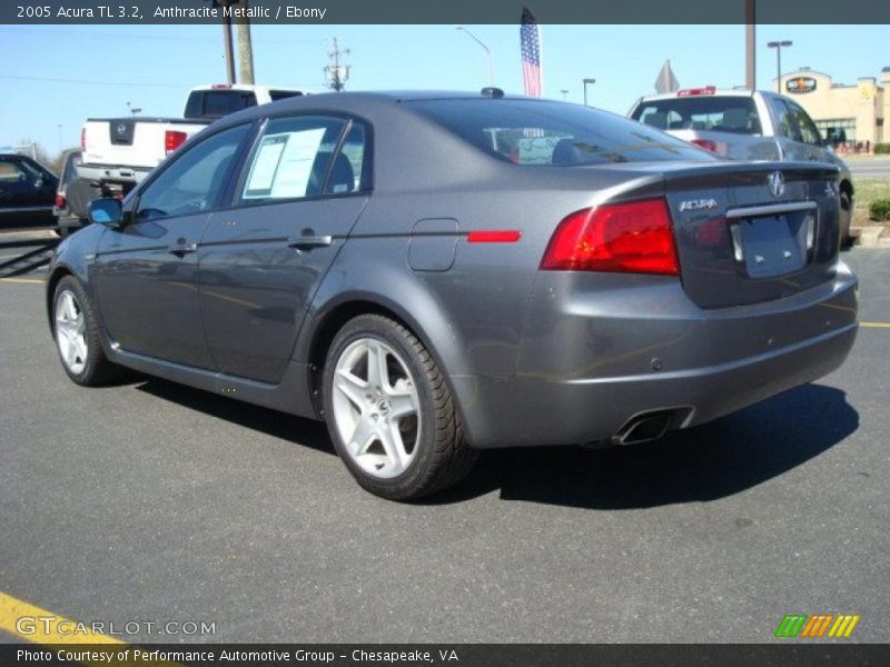 Anthracite Metallic / Ebony 2005 Acura TL 3.2