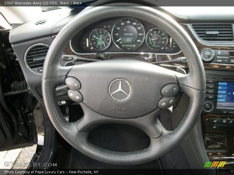 Black / Black 2007 Mercedes-Benz CLS 550