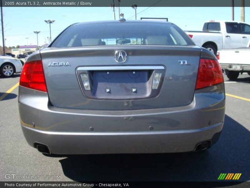 Anthracite Metallic / Ebony 2005 Acura TL 3.2