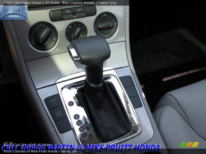 Blue Graphite Metallic / Classic Grey 2006 Volkswagen Passat 2.0T Sedan