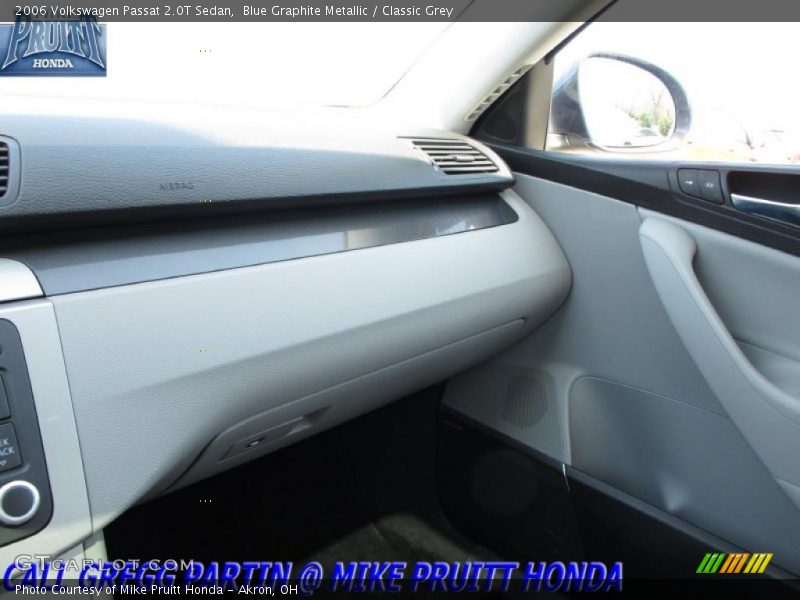 Blue Graphite Metallic / Classic Grey 2006 Volkswagen Passat 2.0T Sedan