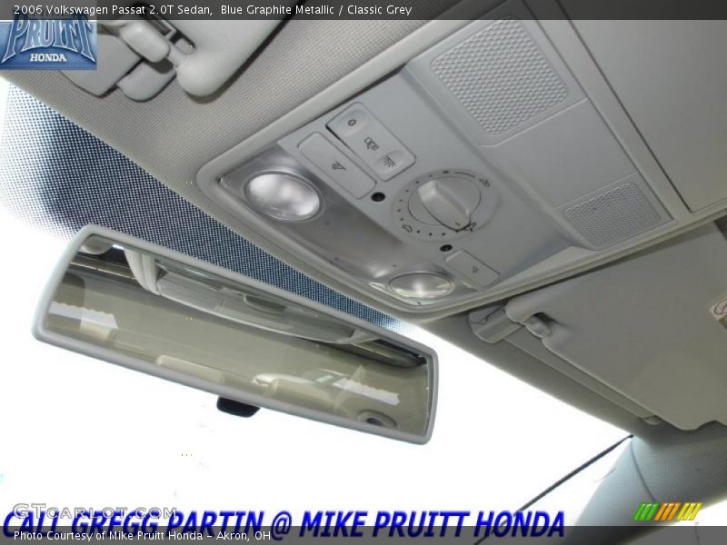 Blue Graphite Metallic / Classic Grey 2006 Volkswagen Passat 2.0T Sedan