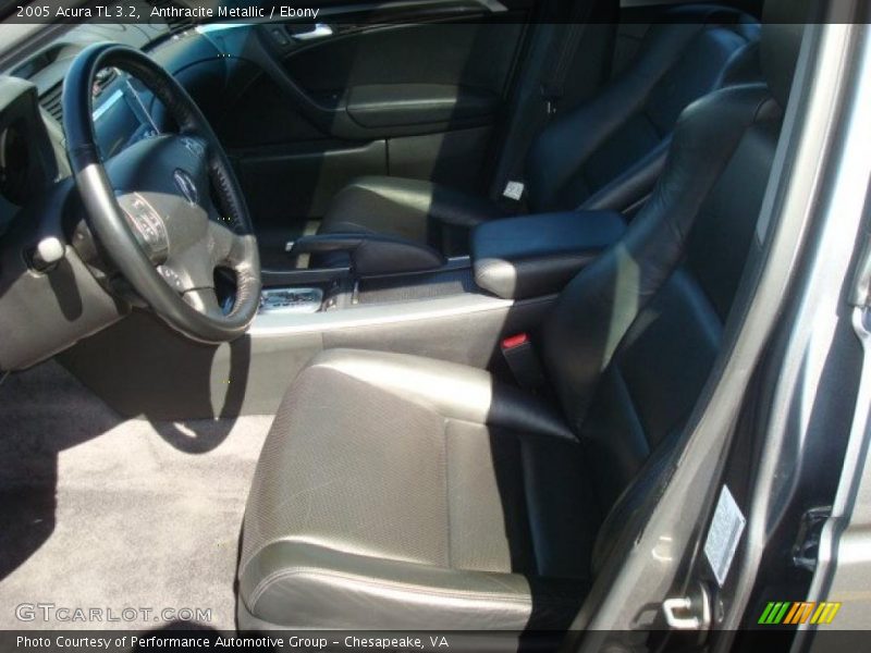 Anthracite Metallic / Ebony 2005 Acura TL 3.2