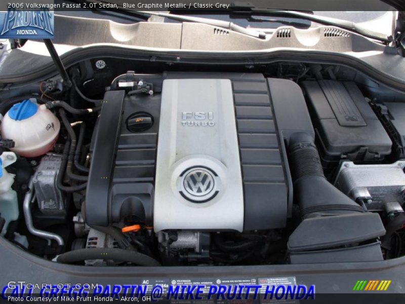 Blue Graphite Metallic / Classic Grey 2006 Volkswagen Passat 2.0T Sedan