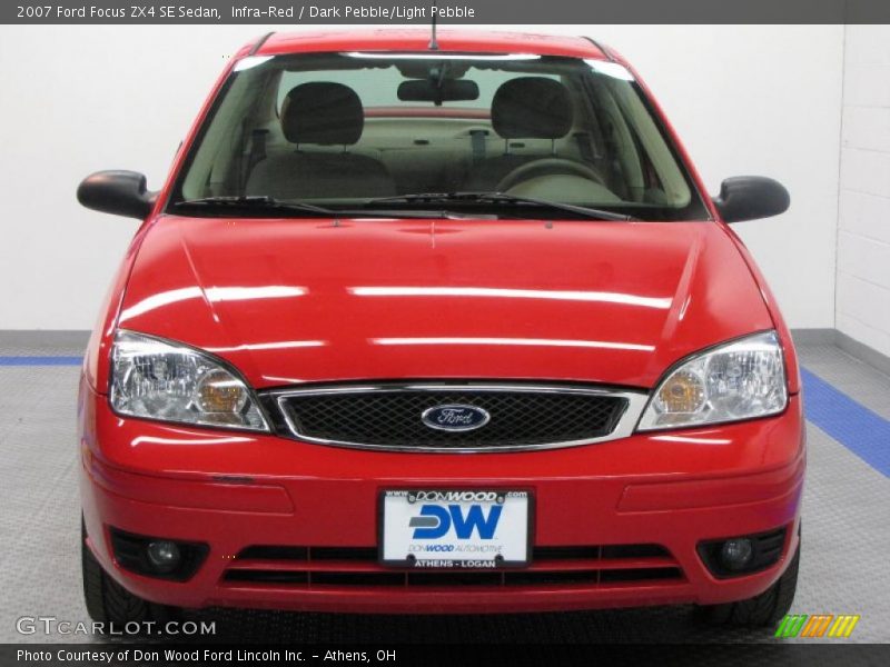 Infra-Red / Dark Pebble/Light Pebble 2007 Ford Focus ZX4 SE Sedan