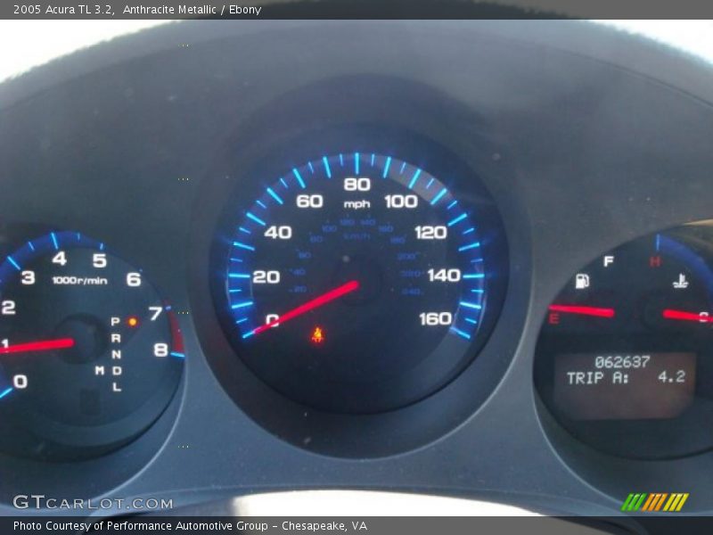 Anthracite Metallic / Ebony 2005 Acura TL 3.2