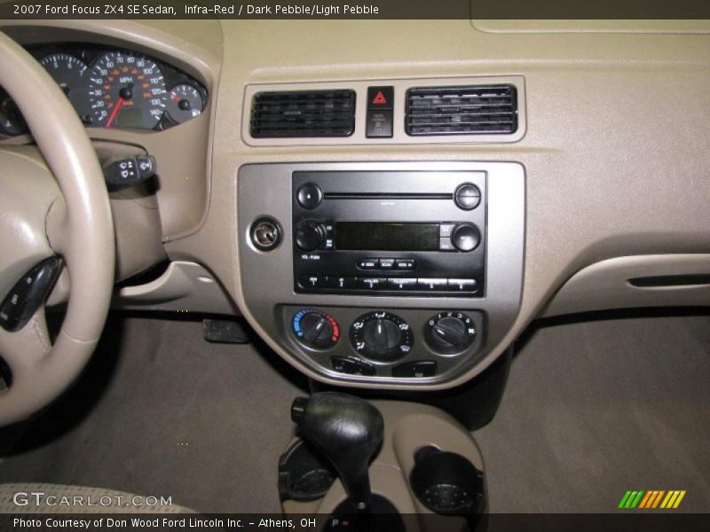 Infra-Red / Dark Pebble/Light Pebble 2007 Ford Focus ZX4 SE Sedan