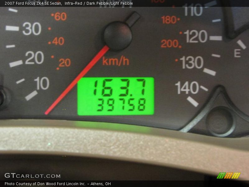 Infra-Red / Dark Pebble/Light Pebble 2007 Ford Focus ZX4 SE Sedan