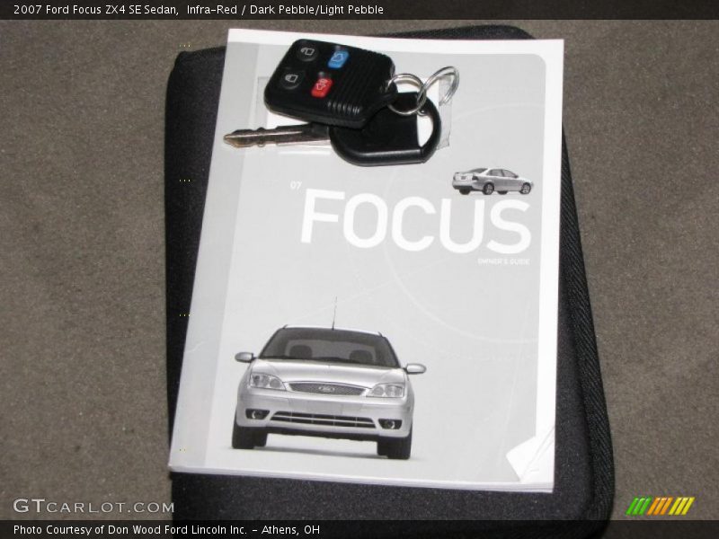 Infra-Red / Dark Pebble/Light Pebble 2007 Ford Focus ZX4 SE Sedan